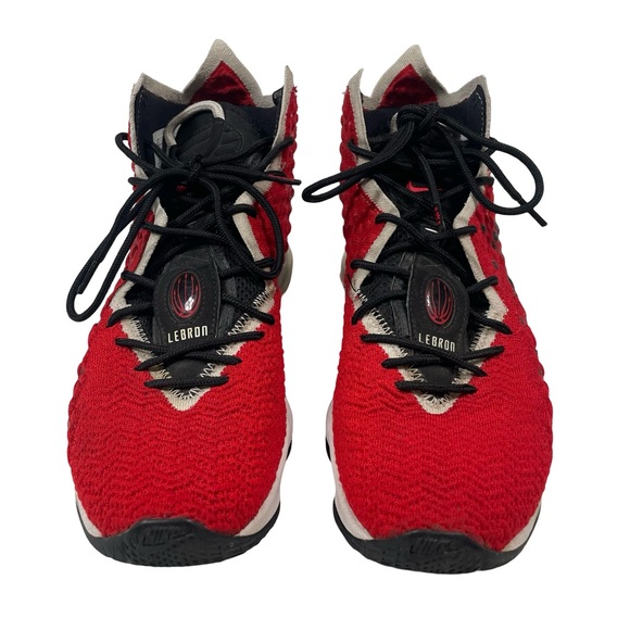 Nike Lebron 17 Uptempo Size 9.5 Red/Black Sneakers (Retail $200) main image 3
